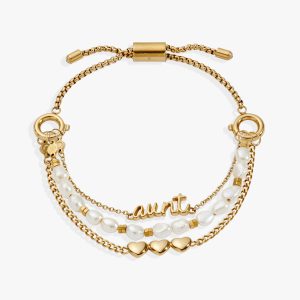 Aunt 'Home Is Where The Heart Is' Stranded? Bracelet Set