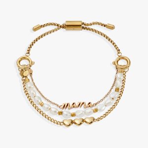 Mama 'Home Is Where The Heart Is' Stranded? Bracelet Set