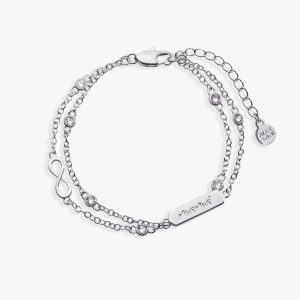 Mam?? Infinity Chain Double Strand Bracelet