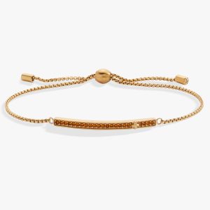 November Everyday Birthstone Pave Bolo Bracelet